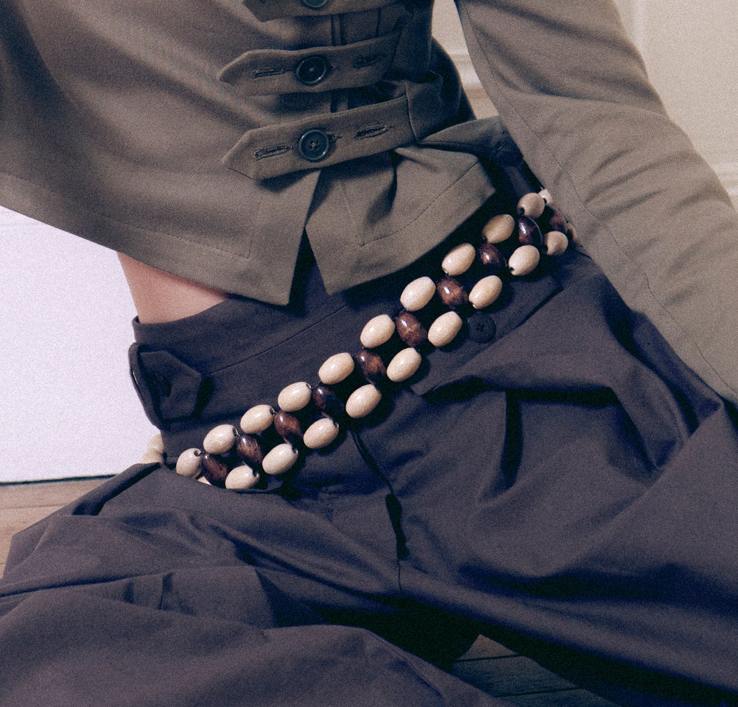 Accessory - Handcrafted Wooden Bead Belt